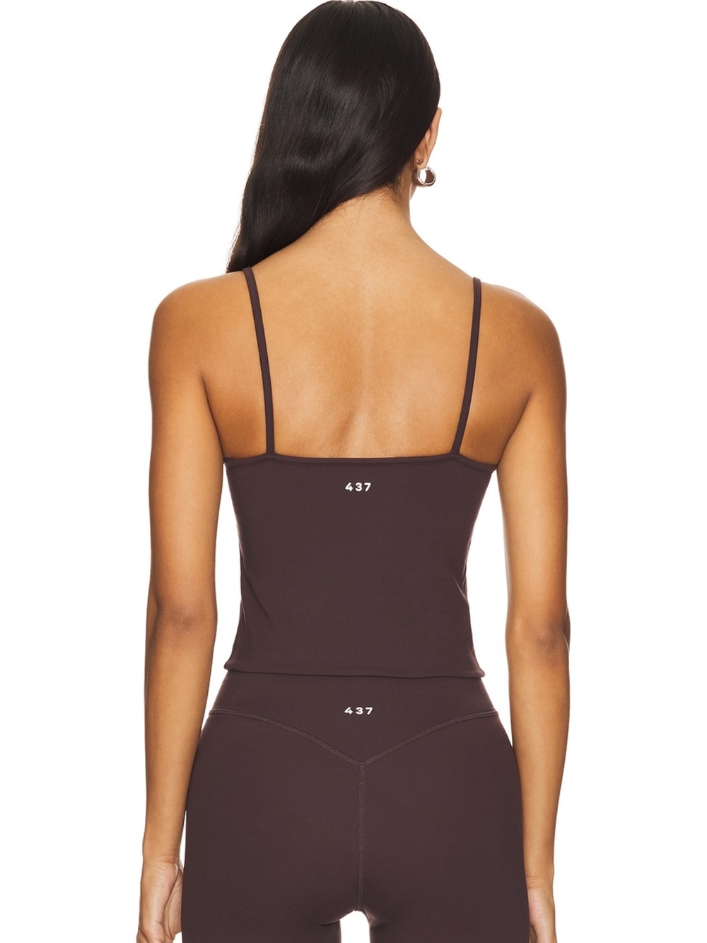 437 Ballet Tank Top in Espresso - Picture 3 of 3